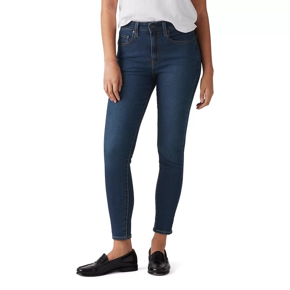 Levi's 721 High Rise Ankle Skinny Jeans Size 27 in Excellent Condition - Picture 1 of 13